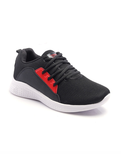 

Champs Men Black & Red Mesh Running Non-Marking Shoes