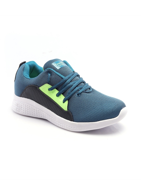 

Champs Men Blue & Black Mid-Top Running Shoes