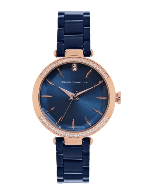 

French Connection Women Blue Dial & Blue Stainless Steel Analogue Watch FCP22URGM