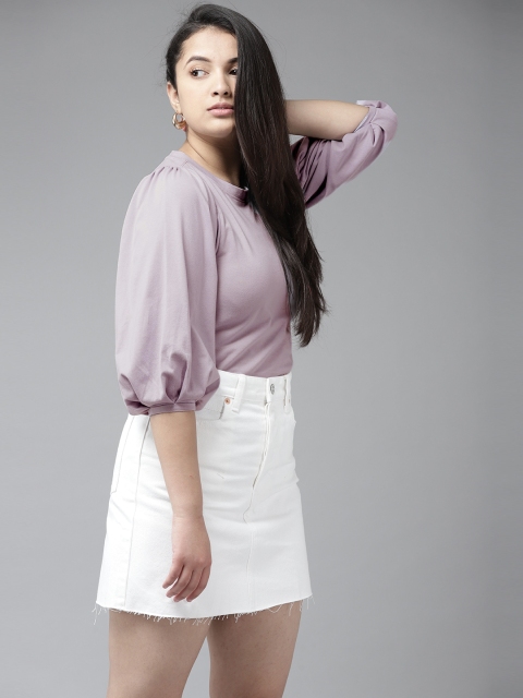 

UTH by Roadster Lavender Regular Top