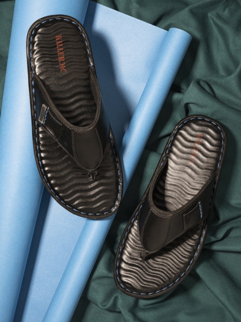 

Killer Men Black Solid Flip Flops