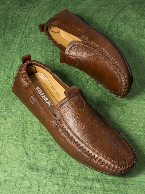 

Killer Men Brown Faux Leather Loafers