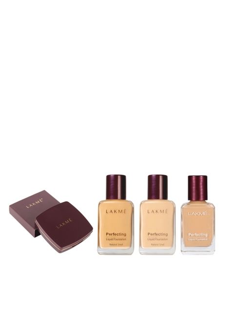 

Lakme Set of 3 Foundations & 1 Compact, Skin