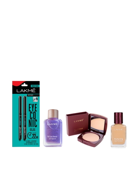 

Lakme Set of 4 Makeup Gift Set, Black