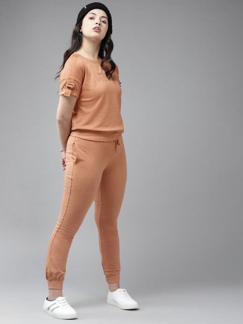 

UTH by Roadster Girls Rust Orange Printed Detail Co-ord Set