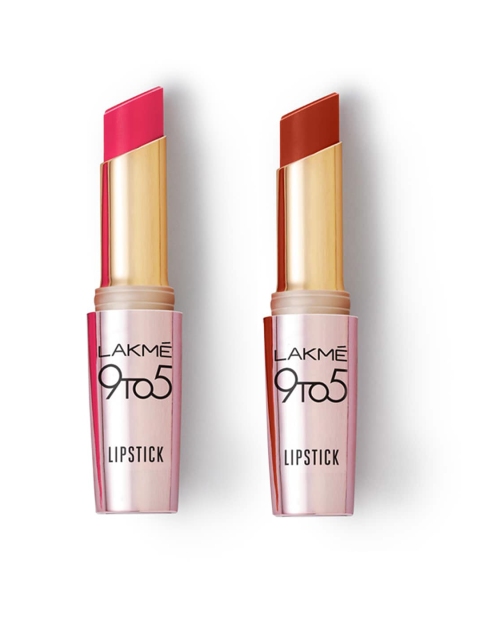 

Lakme Set of 2 Lipsticks, Red