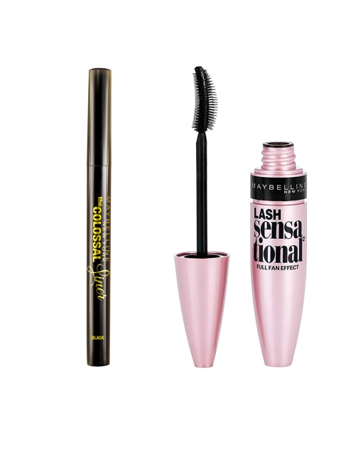 

Maybelline New York Set of The Colossal Liner & Lash Sensational Mascara, Black