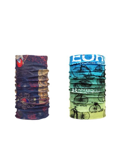 

NOISE Unisex Set of 2 Printed Headbands, Multi