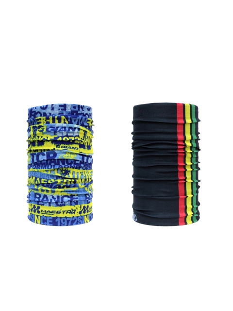 

NOISE Unisex Set of 2 Printed Headbands, Black