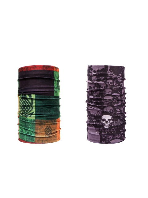 

NOISE Unisex Set of 2 Printed Headbands, Multi