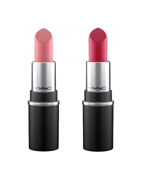 

M.A.C Set of 2 Mini Lipsticks - Mehr & D for Danger, Pink