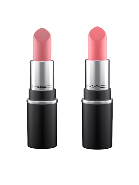 

M.A.C Set of 2 Mini Lipsticks - Mehr & Please Me, Pink