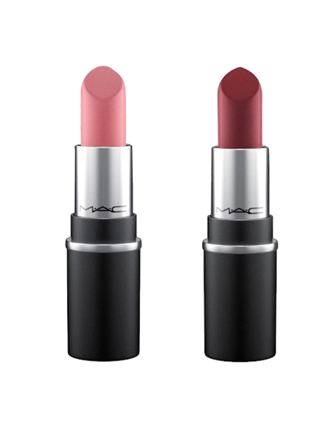 

M.A.C Set of 2 Mini Matte Lipsticks - Mehr & Diva, Pink