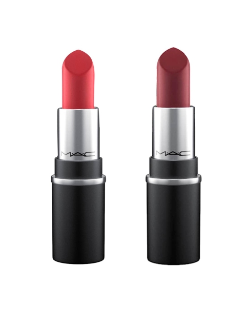 

M.A.C Set of 2 Mini Matte Lipstick - Russian Red & Diva