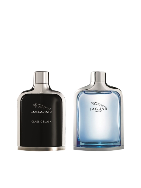 

JAGUAR Men Set of 2 Eau De Toilette - Classic & Classic Black - 100 ml each, Blue