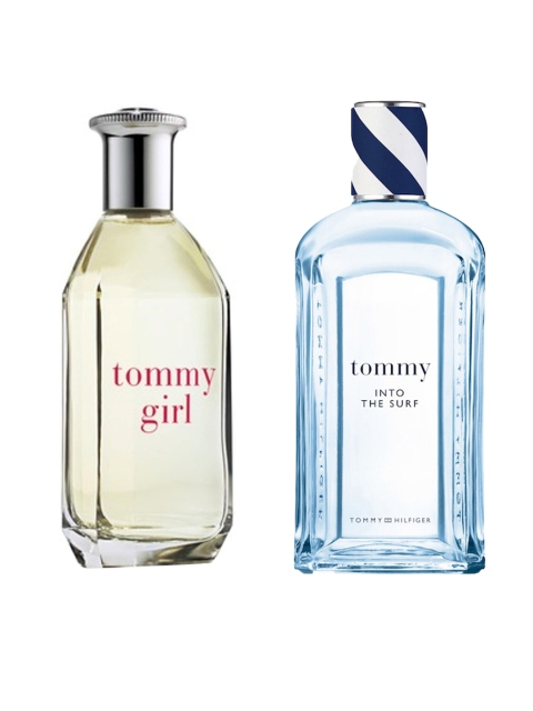 

Tommy Hilfiger Set of Tommy Girl Cologne Spray & Into The Surf Eau de Toilette, White