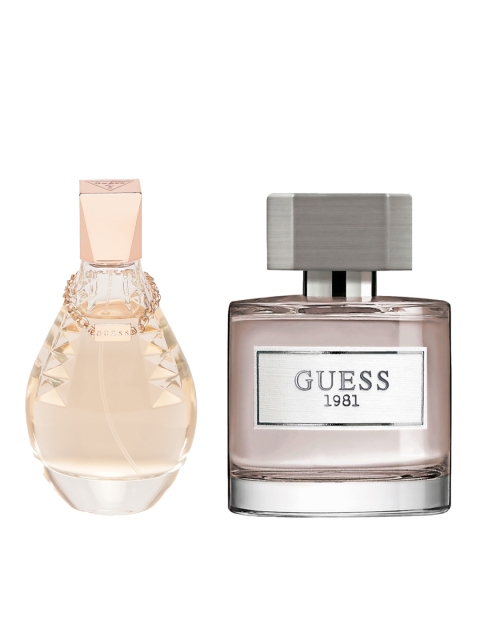 

GUESS Women Set Of 2 Eau De Toilette - Dare & 1981 Pour Homme - 100ml Each, Pink