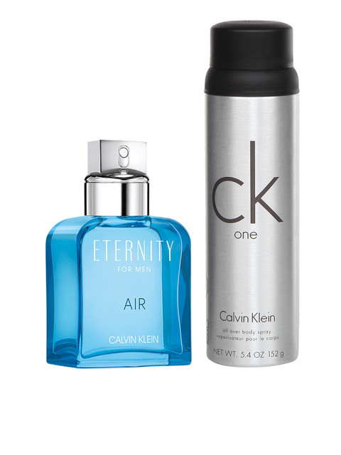 

Calvin Klein Men Eternity Air Eau De Toilette & One Deodorant Body Spray Set 100ml & 152 g, Blue