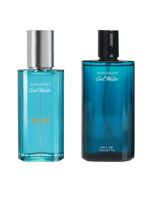 

DAVIDOFF Men Cool Water Wave Eau De Toilette & Cool Water EDT Perfume Set, Blue