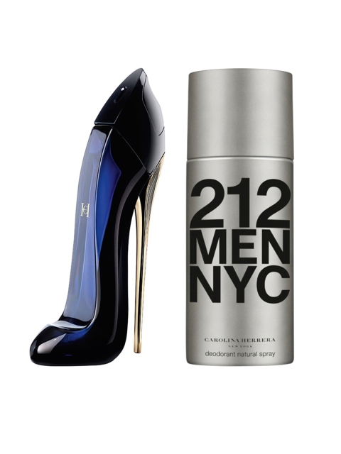

Carolina Herrera Good Girl Eau de Parfum & Men 212 NYC Deodorant, Navy blue