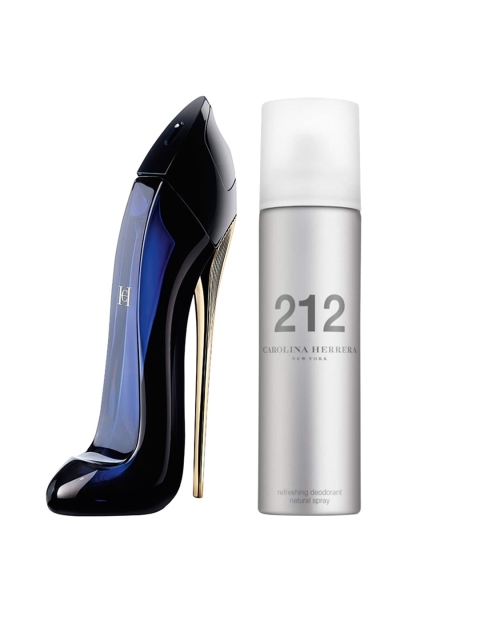 

Carolina Herrera Good Girl Eau de Parfum & Women 212 NYC Deodorant, Navy blue