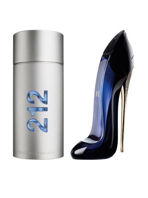 

Carolina Herrera Good Girl Eau de Parfum & Men 212 NYC Men Eau de Toilette, Nude