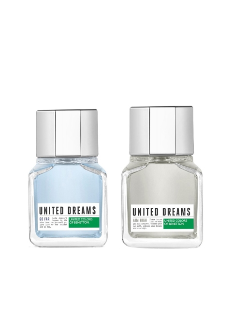 

United Colors of Benetton Men Set of United Dreams Go Far & United Dreams Aim High EDP, Blue