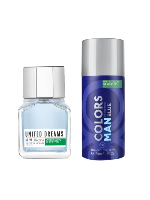 

United Colors of Benetton Man De Blue Deodorant Body Spray & United Dreams Go Far EDT