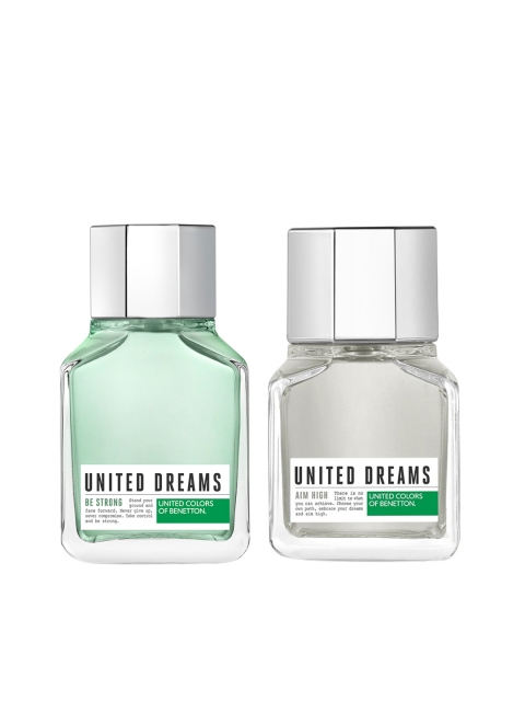 

United Colors of Benetton Men Set of 2 Eau de Toilette, Grey