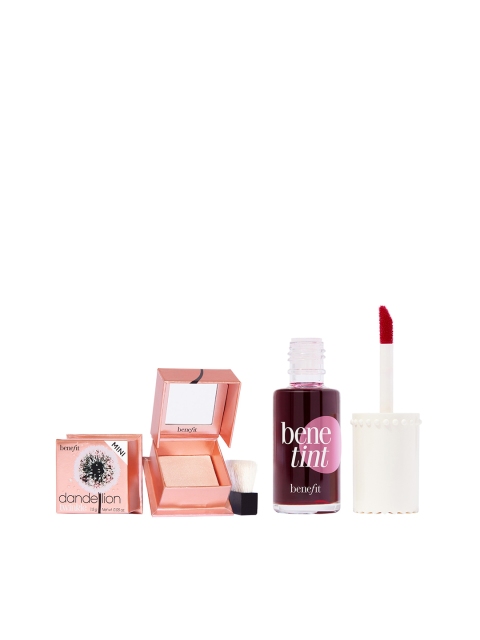 

Benefit Cosmetics Set of Cheek & Lip Stain Benetint & Mini Dandelion Powder Highlighter, Pink
