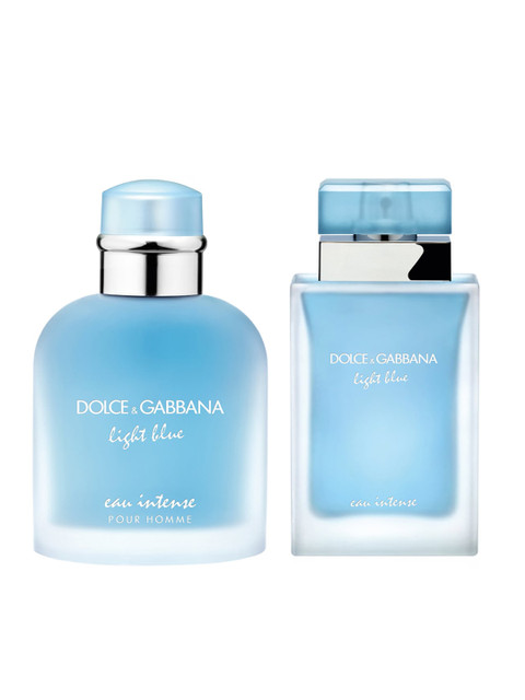 

Dolce & Gabbana Set Of Women Light Blue Eau Intense & Men Pour Homme Eau Intense, Nude