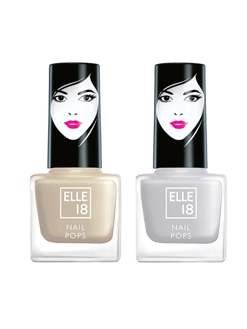

ELLE 18 White Set of 2 Nail Polish