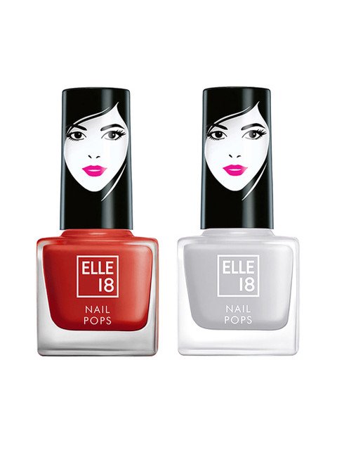 

ELLE 18 Nail Pops Nail Color Combo 154 - 167, Red