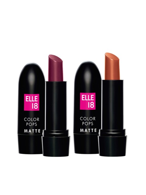 

ELLE 18 Color Pop Matte Lip Color Combo, Burgundy