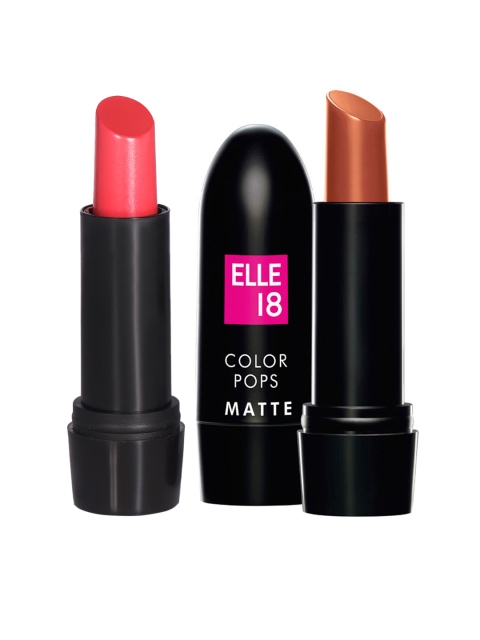 

ELLE 18 Color Pop Matte Lip Color Combo, Brown