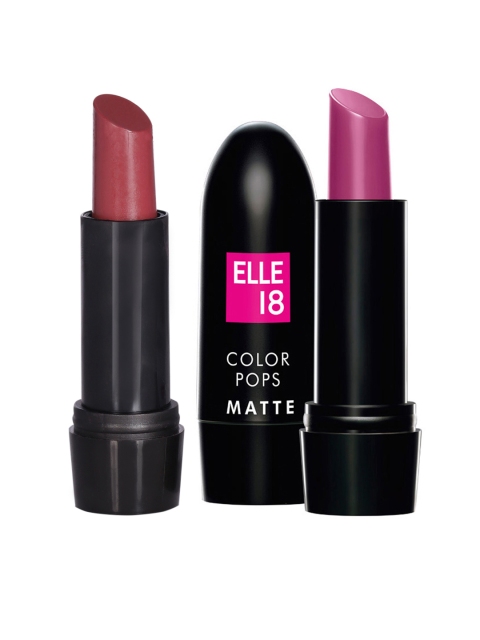 

ELLE 18 Color Pop Matte Lip Color Combo, Magenta