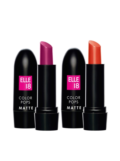

ELLE 18 Color Pop Matte Lip Color Combo, Magenta