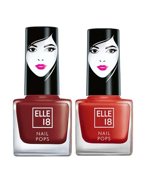 

ELLE 18 Nail Pops Nail Color Combo, Red