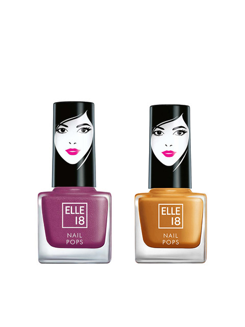 

ELLE 18 Nail Pops Nail Color Combo, Burgundy