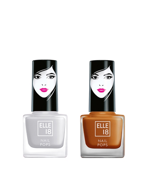 

ELLE 18 White Set of 2 Nail Polish