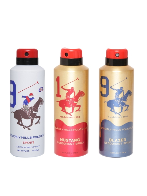 

Beverly Hills Polo Club Set of 2 Deodorant, Gold