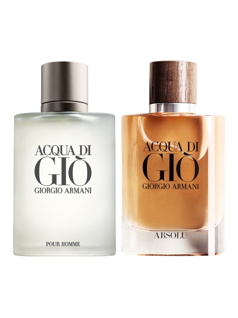 

Giorgio Armani Men Eau de Toilette & Eau de Parfum Combo, Transparent