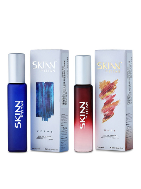

SKINN Men Eau de Parfum Combo - 20 ml Each, Blue