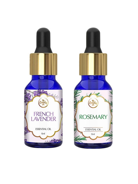 

The Beauty Co. Set of 2 Essential Oil - Rosemary & Lavender - 15 ml each, Blue