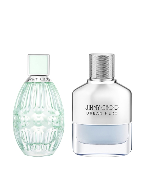 

Jimmy Choo Set of Floral Eau de Toilette & Urban Hero Eau de Parfum, Transparent