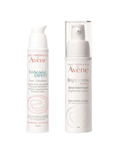 

Avene Set of Brightening Essence Cream & Triacneal Expert Cream, White