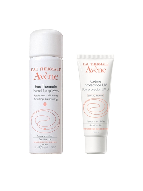 

Avene Set of Day Protector UV EX SPF30 PA+++ & Thermal Spring Water, White