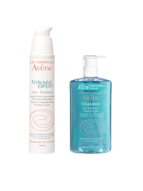 

Avene Set of Triacneal Expert Cream & Cleanance Cleanising Gel, Blue