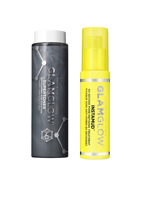 

GLAMGLOW Set of Pore Refining Mask & Face toner, Yellow