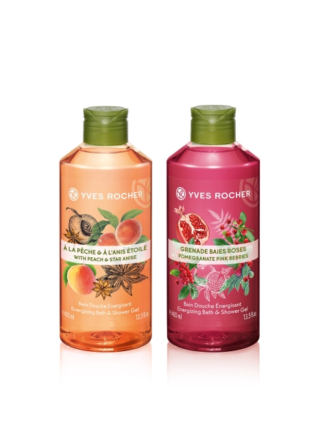 

YVES ROCHER Set of 2 Sustainable Shower Gels, Peach
